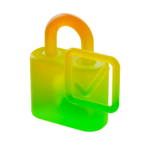 Verified padlock